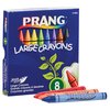 Prang Crayons, Large, Lift Lid Box, 8 Colors Per Box, 12PK 51800